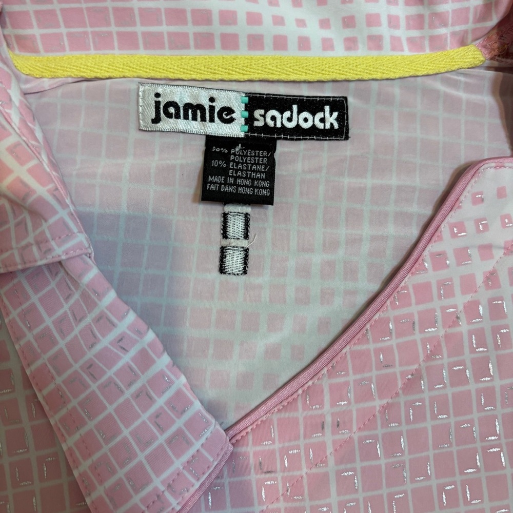 Jamie Sadock Pink Geometric Top